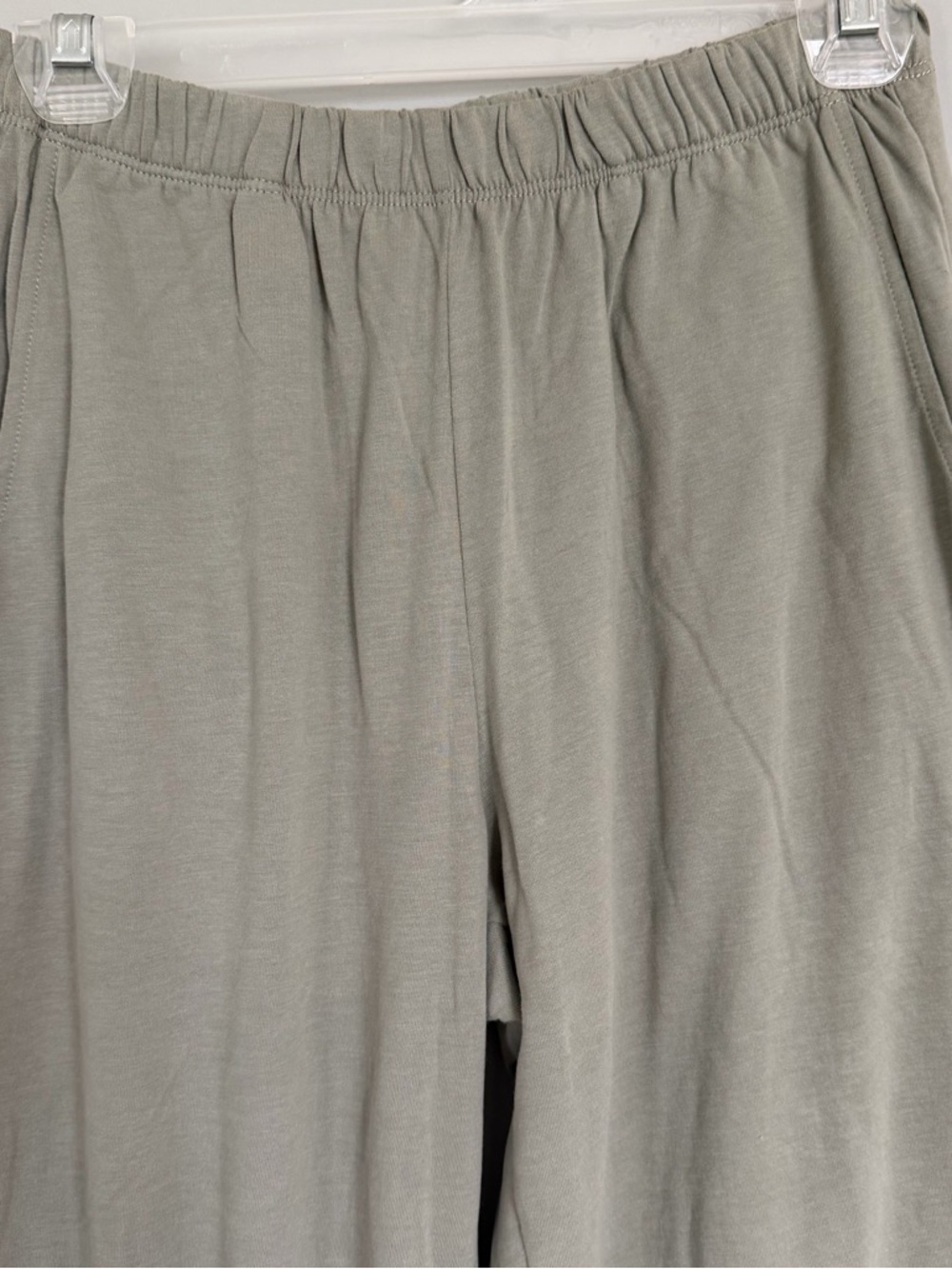 Petite Plume Pima Pajama Set in Sage - Picture 4 of 4
